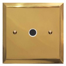 Mode Flex Outlet Polished Brass Lacquered & White Trim