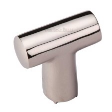 Heritage T Shaped Cabinet Knob C2234 Polished Nickel