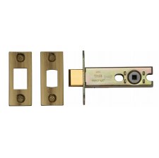 Heritage Tubular Bathroom Deadbolt YKBDB 3" Antique Brass