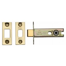 Heritage Tubular Bathroom Deadbolt YKBDB 4" Polished Brass