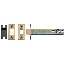 Heritage Tubular Bathroom Deadbolt YKBDB 5" Satin Brass Heritage Tubular Bathroom Deadbolt YKBDB 5" Satin Brass