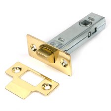 From The Anvil Tubular Mortice Latch 3" Polished Brass