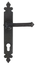 From The Anvil Tudor Espagnolette Door Handles Beeswax