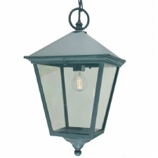 Elstead Turin Grande Chain Lantern Light Verdigris