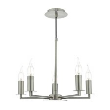 Tyler 5 Light Pendant Satin Nickel