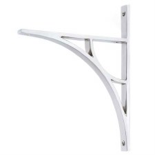 From The Anvil Tyne Shelf Bracket 260mm x 200mm Polished Chrome