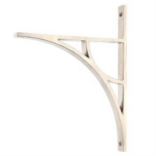 From The Anvil Tyne Shelf Bracket 260mm x 200mm Polished Nickel