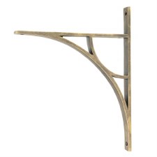 From The Anvil Tyne Shelf Bracket 314mm x 250mm Burnished Brass