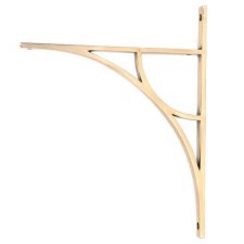 From The Anvil Tyne Shelf Bracket 314mm x 250mm Polished Bronze
