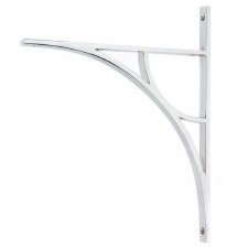 From The Anvil Tyne Shelf Bracket 314mm x 250mm Polished Chrome
