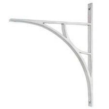 From The Anvil Tyne Shelf Bracket 314mm x 250mm Satin Chrome
