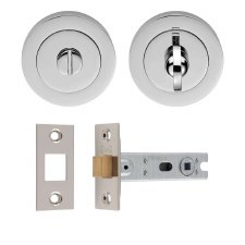 Bathroom Lock Door Pack Polished Chrome