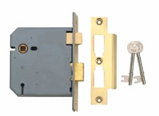 Union 2277/101mm Mortice Sashlock Polished Brass