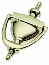 Prima PB19A Door Knocker Polished Brass Lacquered Prima PB19A Door Knocker Polished Brass Lacquered