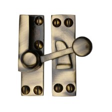 Heritage Sash Fastener V1100 Antique Brass