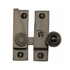 Heritage Hook Plate Sash Fastener Lockable V1104 Matt Bronze