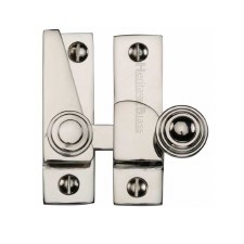 Heritage Hook Plate Sash Fastener V1104 Polished Nickel