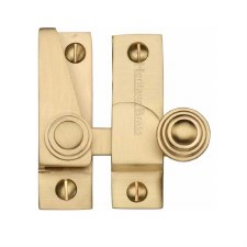 Heritage Hook Plate Sash Fastener V1104 Satin Brass