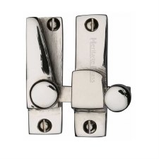 Heritage Hook Plate Sash Fastener V1105 Polished Nickel