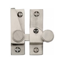 Heritage Hook Plate Sash Fastener V1106L Lockable Satin Nickel