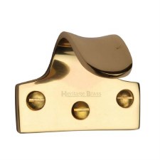 Heritage Sash Lift V1110 Polished Brass Unlacquered