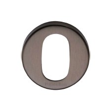 Heritage V4009 Oval Profile Escutcheon Matt Bronze Lacquered Heritage V4009 Oval Profile Escutcheon Matt Bronze Lacquered