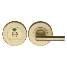 Heritage V4048 Indicator Bathroom Thumb Turn & Release Satin Brass