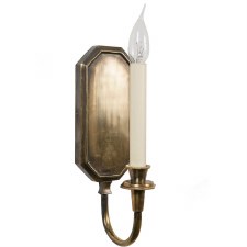 Valerie Single Wall Light Renovated Brass