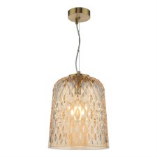 Varius Single Pendant Natural Brass
