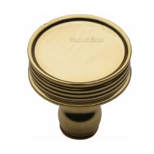 Heritage Venetian Cabinet Knob C4547 Polished Brass