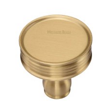 Heritage Venetian Cabinet Knob C4547 Satin Brass