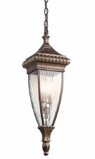 Kichler Venetian Rain Chain Lantern Light Brushed Bronze