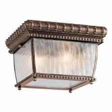 Kichler Venetian Rain Flush Ceiling Light Brushed Bronze