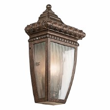 Kichler Venetian Rain Flush Wall Light Brushed Bronze