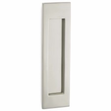 Croft Vertical Letter Plate 10"x2.75" Polished Nickel