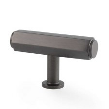 Vesper T-Bar Cupboard Knob Dark Bronze