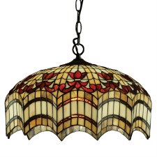 Interiors 1900 Vesta Tiffany Ceiling Light Pendant Interiors 1900 Vesta Tiffany Ceiling Light Pendant