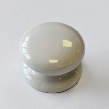 Porcelain Victorian Cupboard Knob 32mm Cream