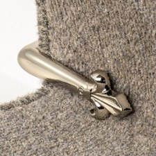 Victorian Stair Clips Polished Nickel