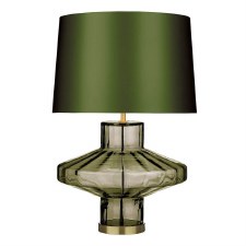 David Hunt Vienna Table Lamp Base Green Glass