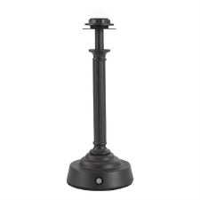 Virgil Rechargeable Table Lamp Base Matt Black