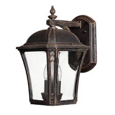 Hinkley Wabash Outdoor Wall Lantern Medium Mocha