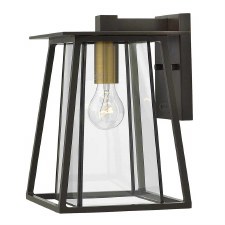 Hinkley Walker Outdoor Wall Lantern Medium Buckeye Bronze