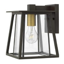 Hinkley Walker Outdoor Wall Lantern Small Buckeye Bronze