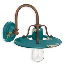 Ferroluce Wall Light C1440 Vintage Verde