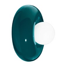 Ferroluce Bumbum Wall Light C2750 Verde Petrolio Ferroluce Bumbum Wall Light C2750 Verde Petrolio