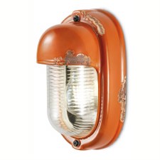 Ferroluce Wall Light C292 Vintage Arancio