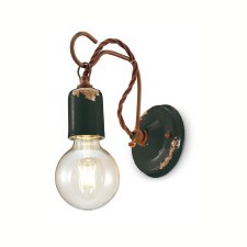 Ferroluce Wall Light C665 Vintage Nero