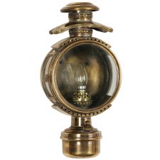 Wharf Outdoor Wall Light, Light Antique Brass