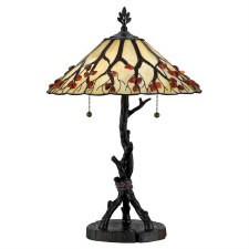 Quoizel Whispering Tree Tiffany Table Lamp Quoizel Whispering Tree Tiffany Table Lamp